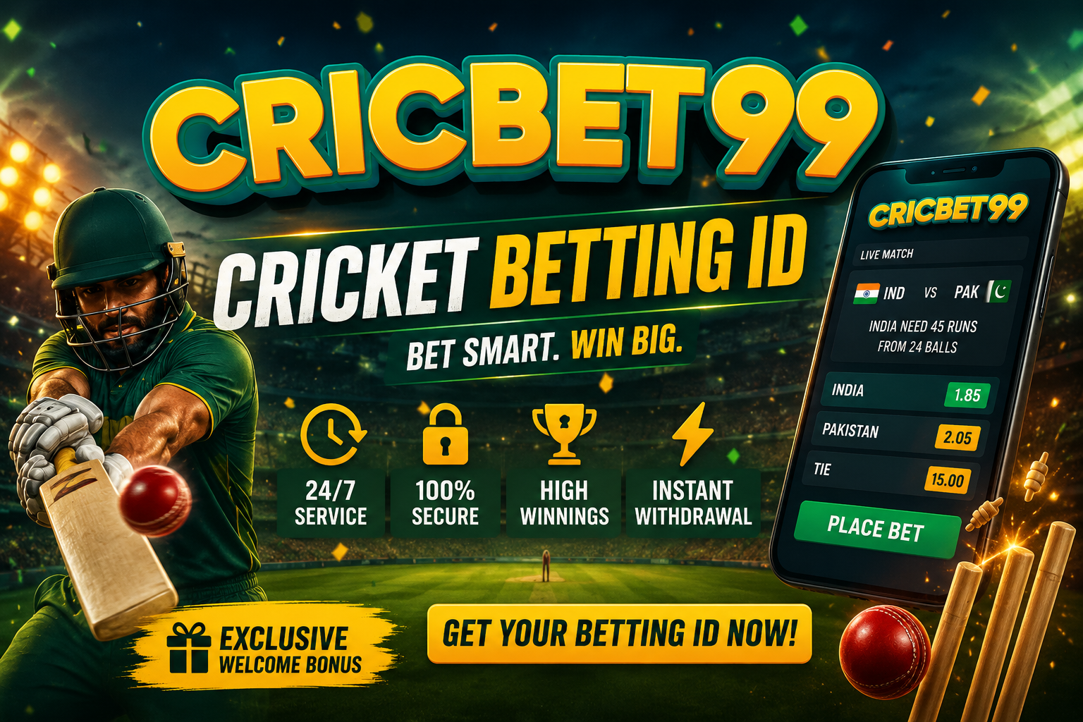 Cricbet99 ID – Fast Registration and Instant Access
