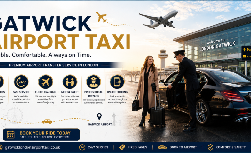 Taxi From London to Gatwick for Stress-Free Trips