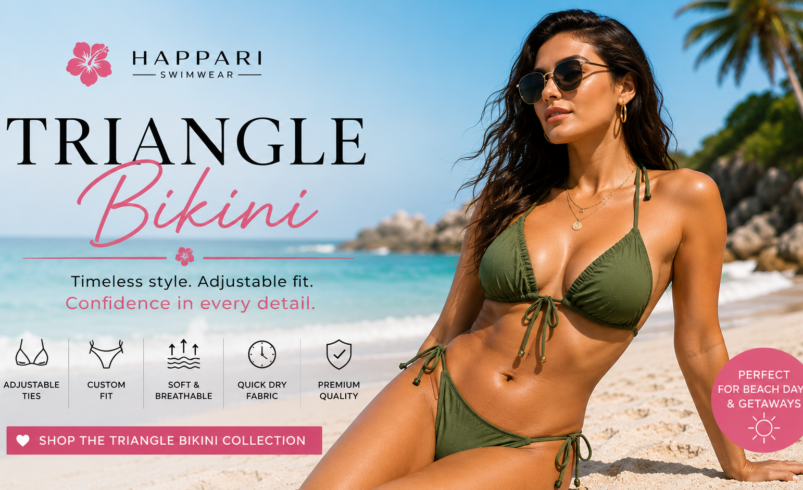 Triangle Bikini | Stylish Women’s Triangle Bikini Sets | Happari