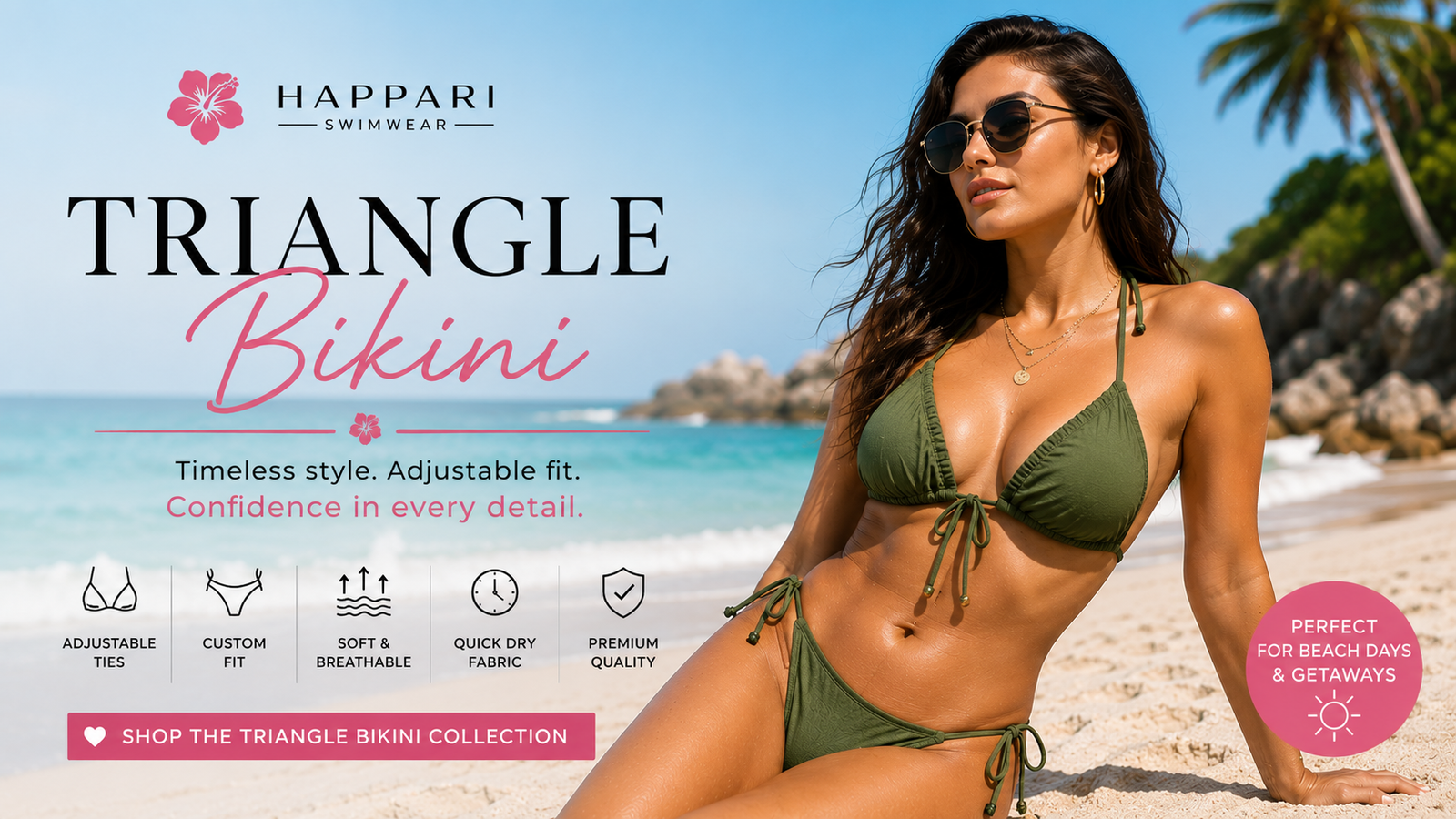 Triangle Bikini | Stylish Women’s Triangle Bikini Sets | Happari