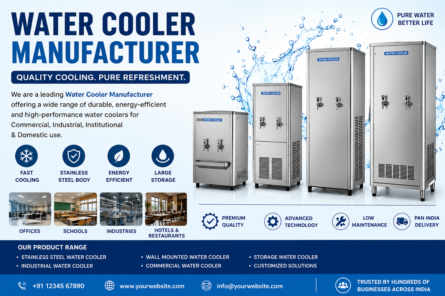 Why Choosing the Right Water Cooler Manufacturer Matters for Your Business