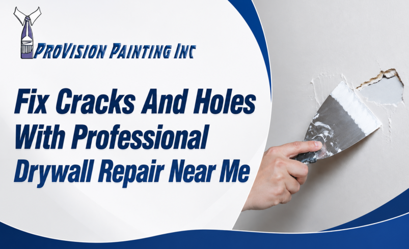 Fix Cracks And Holes With Professional Drywall Repair Near Me