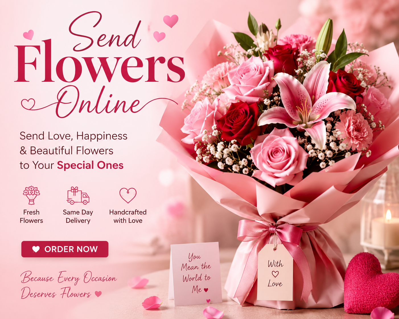 How To Send Flowers Online During Festivals With Exclusive Offers And Quick Delivery