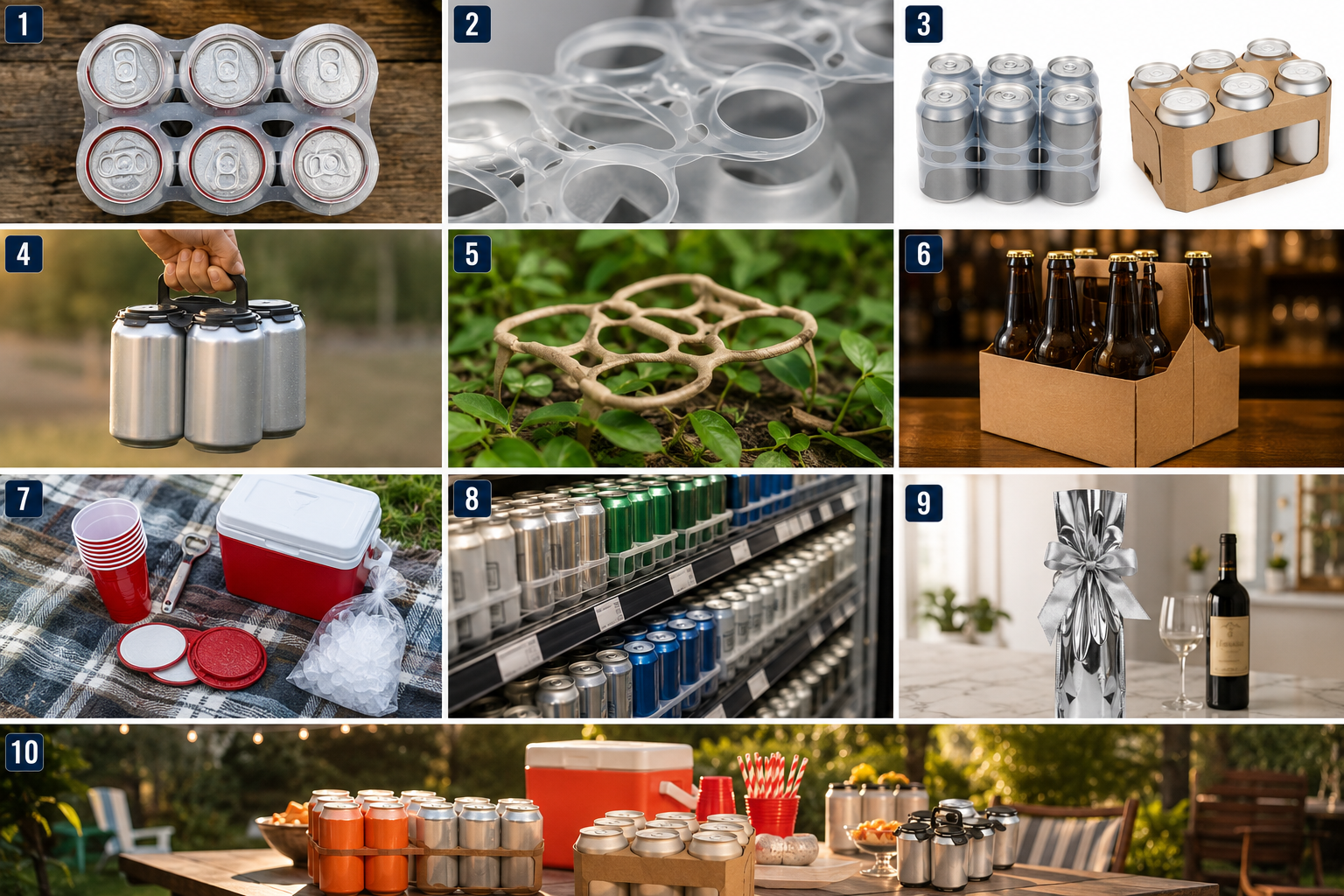 Six Pack Rings, Can Carriers & Party Supplies: A Complete Guide to Beverage Packaging