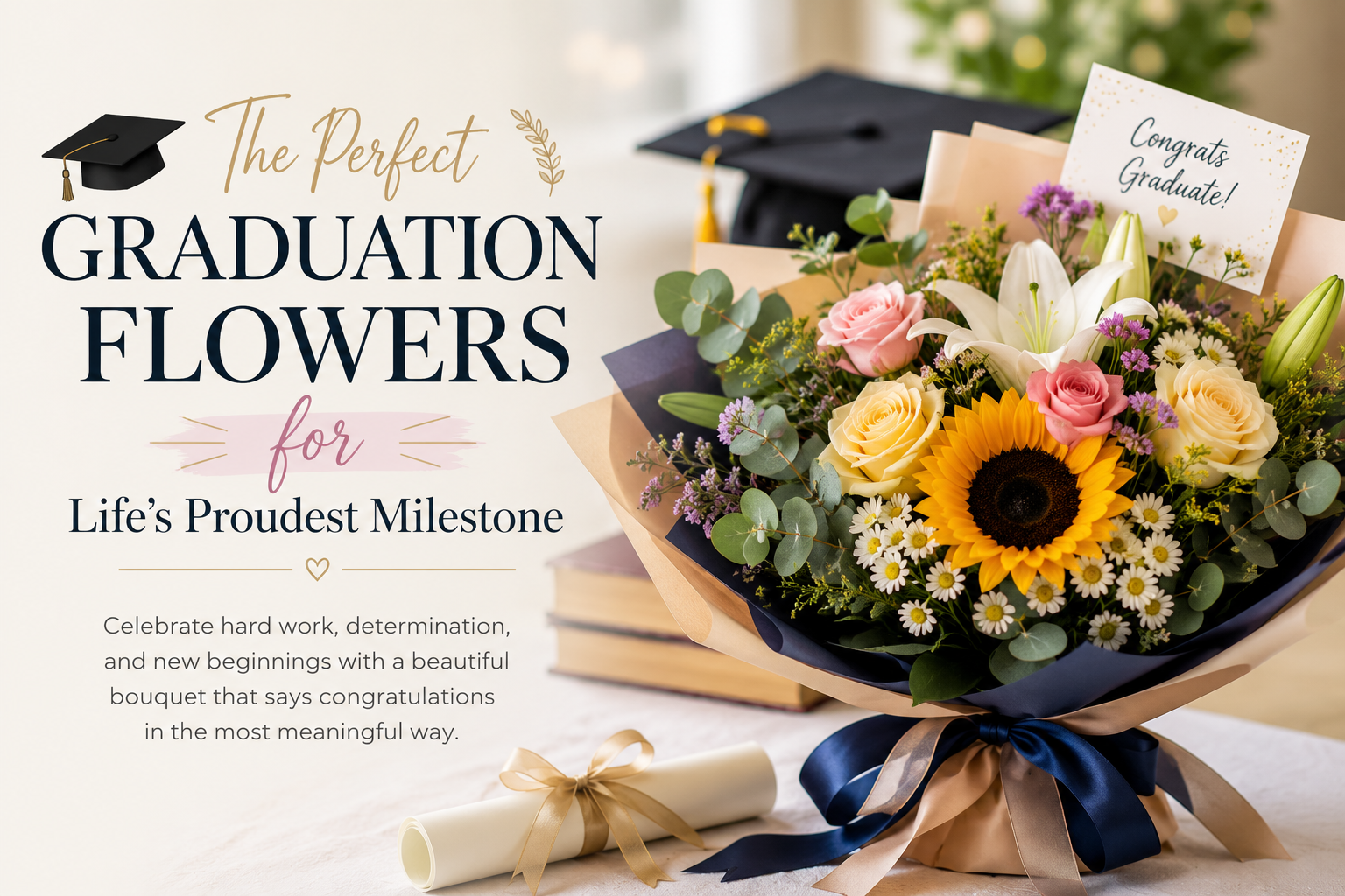 From Hard Work to Happy Moments: Graduation Flowers Worth Gifting