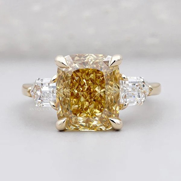 Affordable Yellow Diamond Engagement Ring Ideas