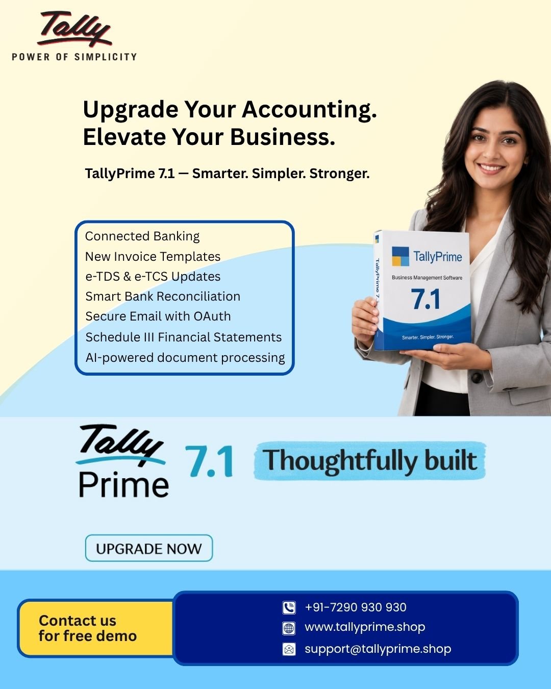 How Can TallyPrime 7.1 Simplify Business Accounting and GST Management?