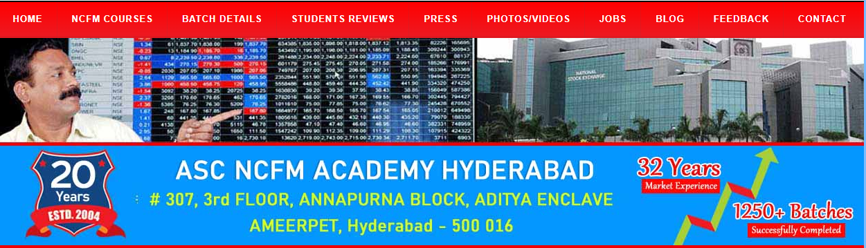 Top 10 stock market training institutes in Hyderabad