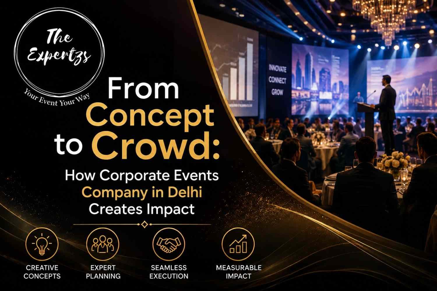 From Concept to Crowd: How Corporate Events Company in Delhi Creates Impact