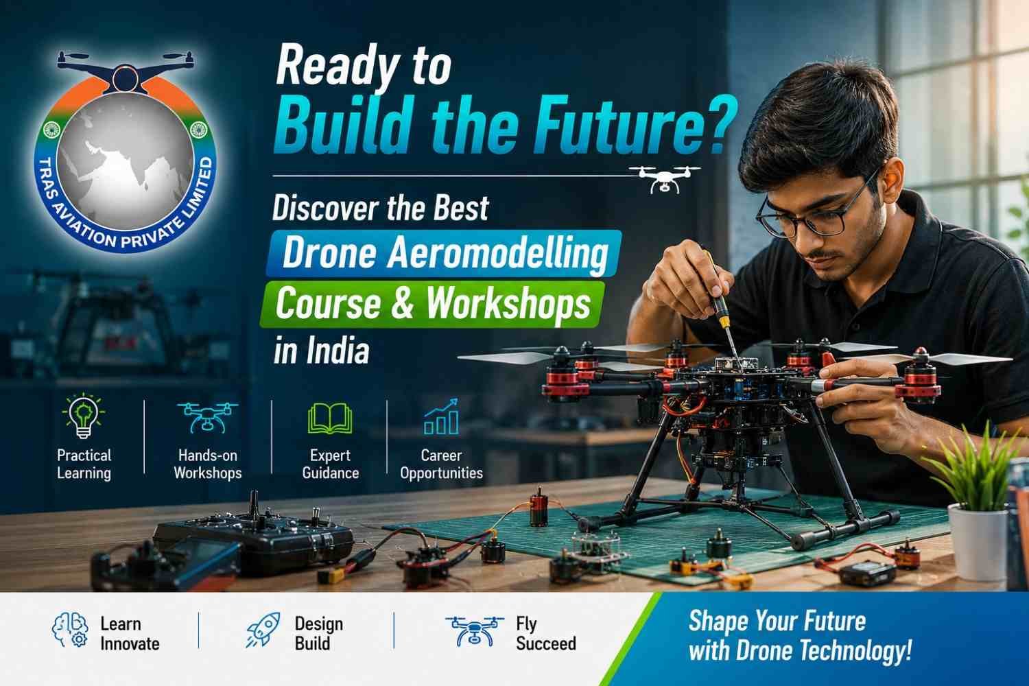 Ready to Build the Future? Discover the Best Drone Aeromodelling Course & Workshops in India