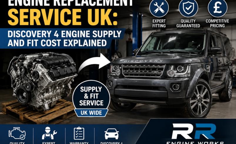 Engine Replacement Service UK: Discovery 4 Engine Supply and Fit Cost Explained