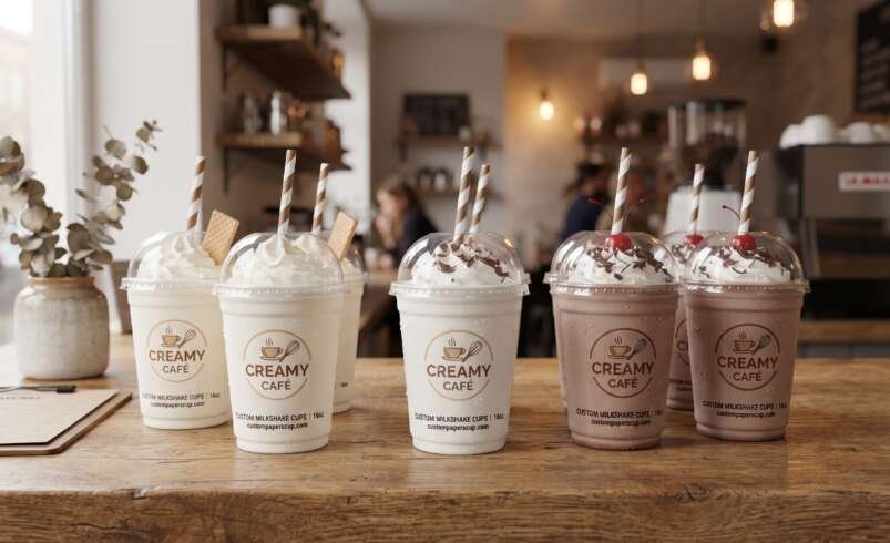 Custom Milkshake Cups Make Drinks Better