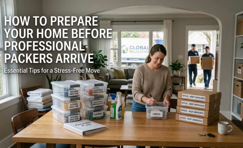 How to Prepare Your Home Before Professional Packers Arrive