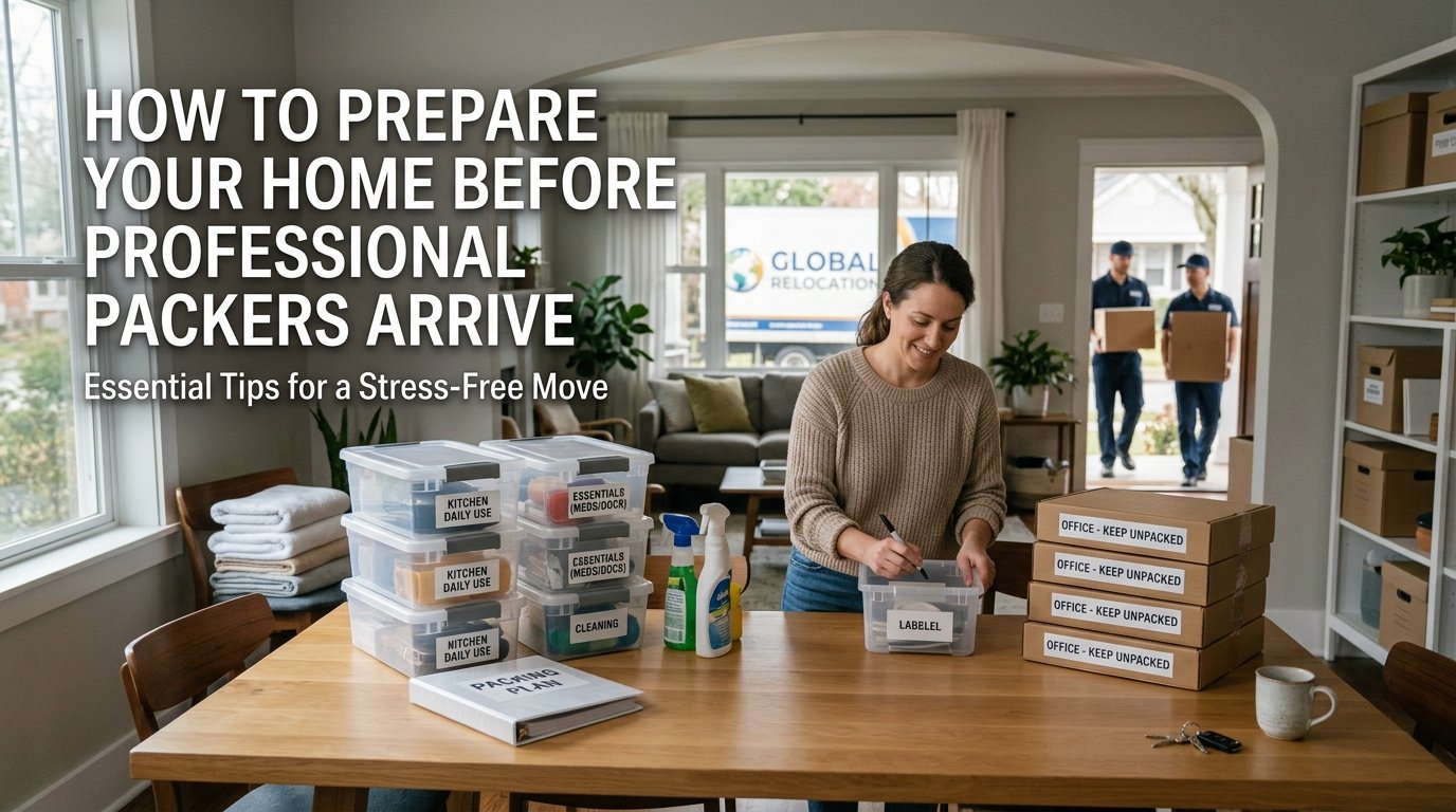 How to Prepare Your Home Before Professional Packers Arrive