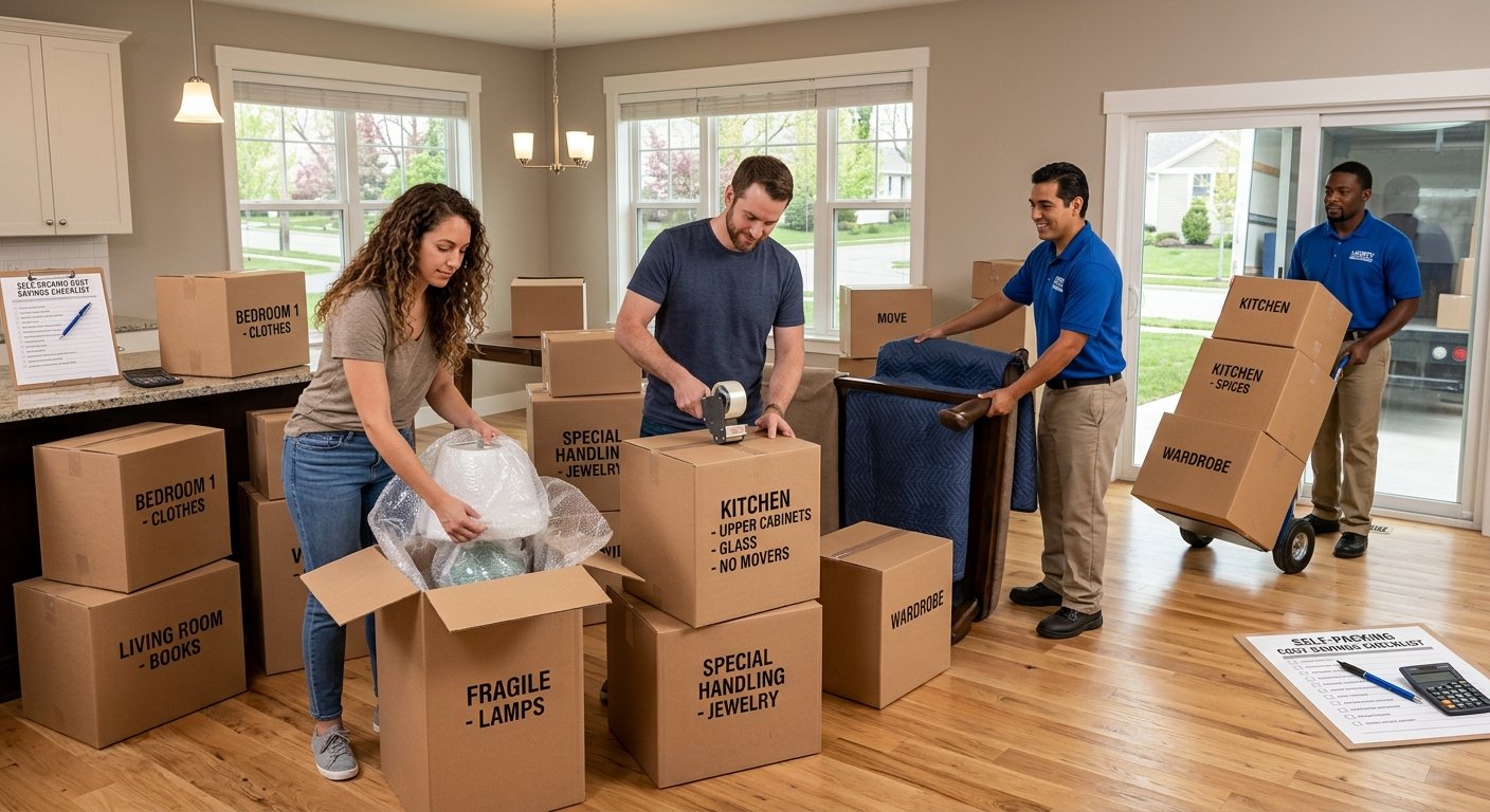 Should You Consider Packing Yourself When Moving Long Distance?