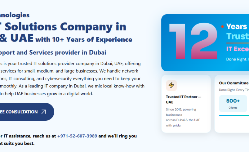 IT Solutions Provider In Dubai