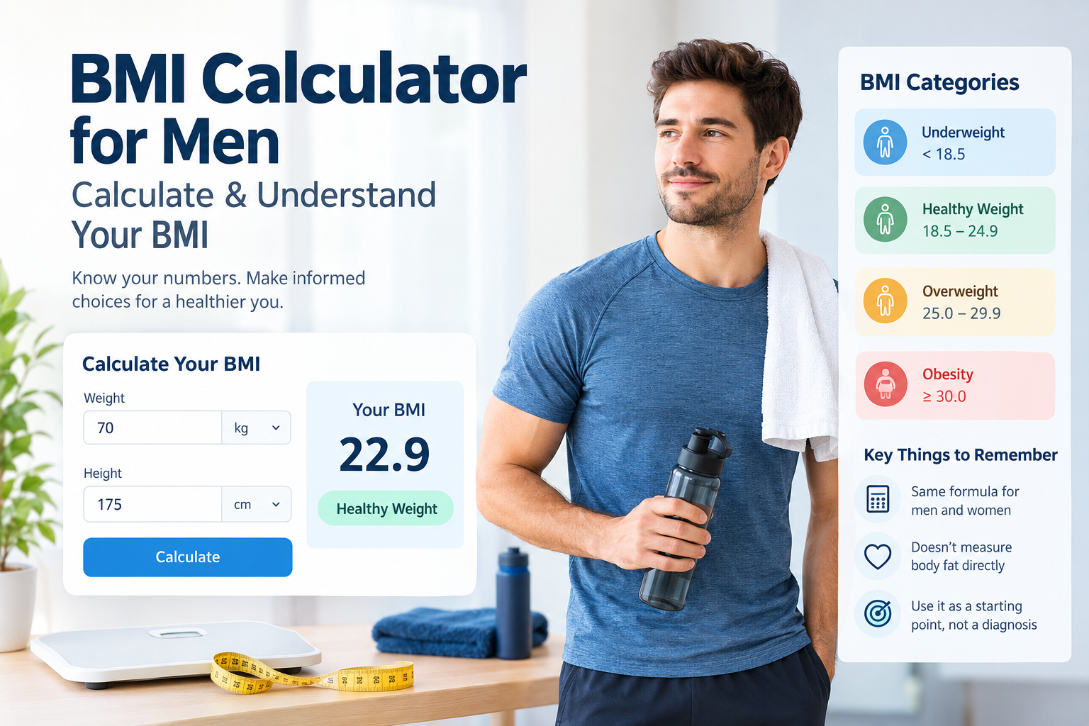 BMI for Men: How to Calculate and Interpret Your Result