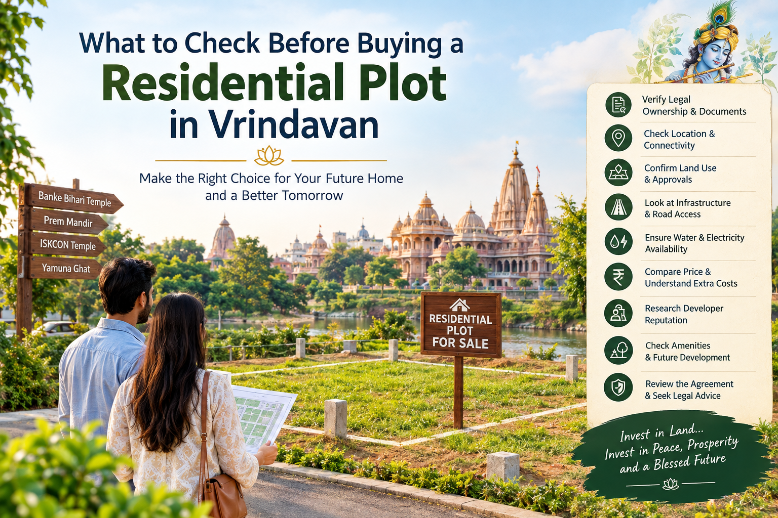 Why Location Matters When Buying Property in Vrindavan