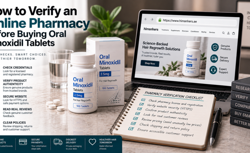 How to Verify an Online Pharmacy Before Buying Oral Minoxidil Tablets