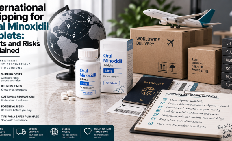 International Shipping for Oral Minoxidil Tablets: Costs and Risks Explained