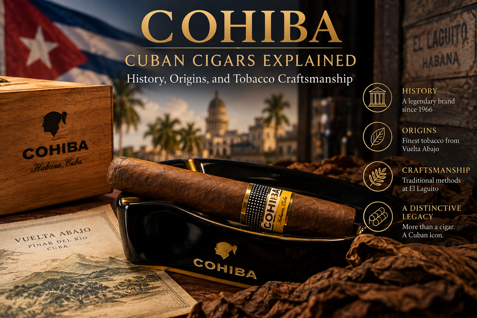 Cohiba Piramides Cigars: Exploring Their Cuban Origins, Production, and Distinctive Format