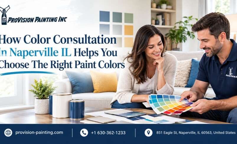 How Color Consultation In Naperville IL Helps You Choose The Right Paint Colors