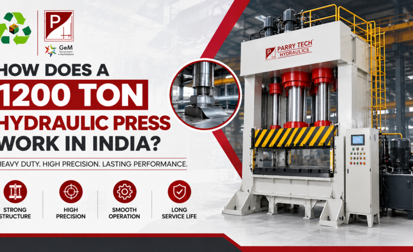 How Does a 1200 Ton Hydraulic Press Work in India?