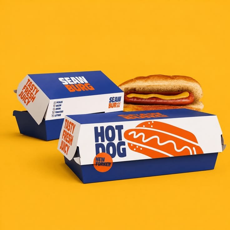 Custom Hot Dog Boxes | Custom Printed Hot Dog Packaging