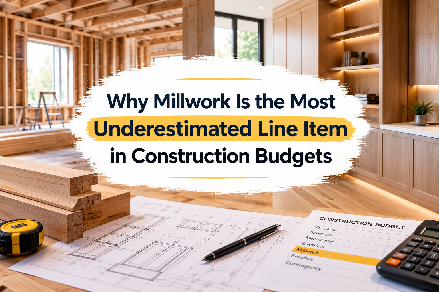 Why Millwork Is the Most Underestimated Line Item in Construction Budgets