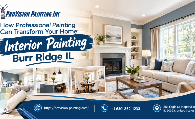 How Professional Painting Can Transform Your Home: Interior Painting Burr Ridge IL