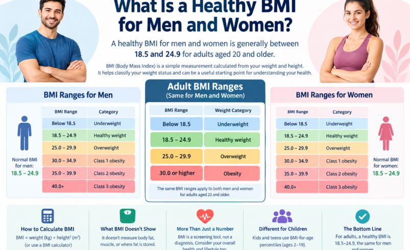 What Is a Healthy BMI for Men and Women?