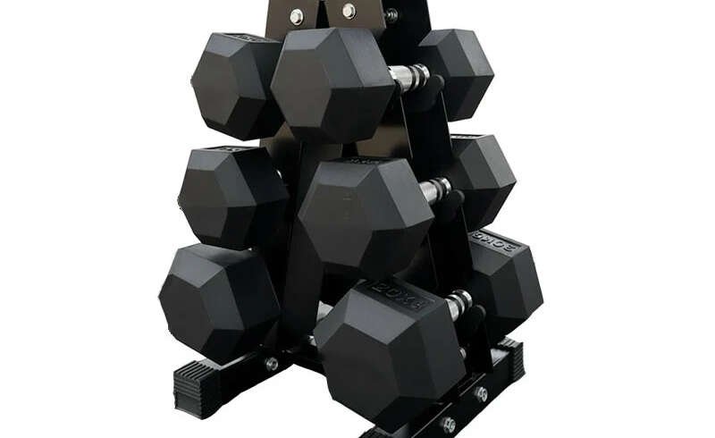 Rubber Hex Dumbbell Sets for Versatile Strength Training