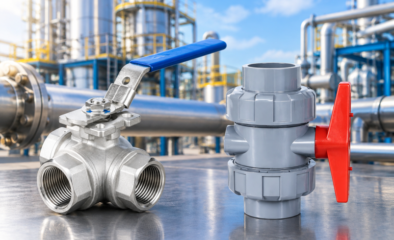 How 3-Way Ball Valves Improve Industrial Fluid Control