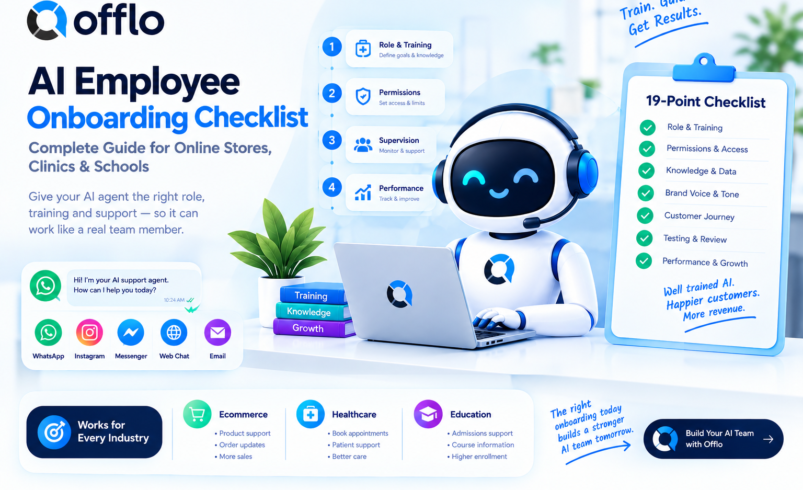 AI Employee Onboarding Checklist: Complete Guide for Online Stores, Clinics & Schools
