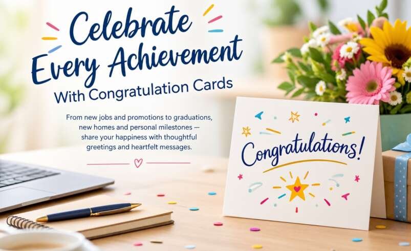Digital Congratulations Cards for Life’s Biggest Wins