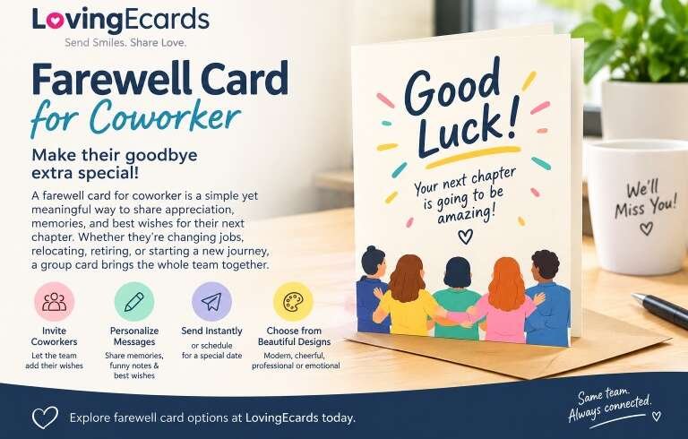 Thoughtful Farewell Cards Online: Share Heartfelt Goodbyes, Memories, and Best Wishes | LovingEcards