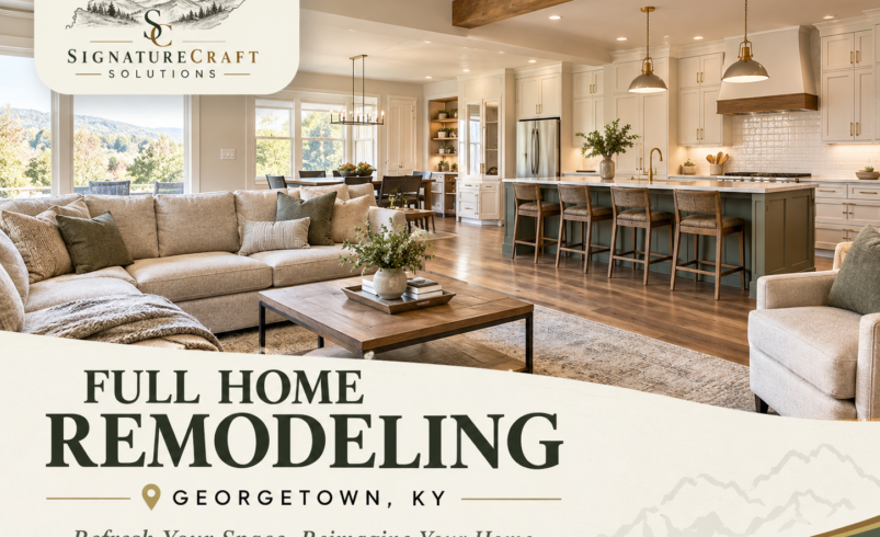 Full Home Remodeling in Georgetown, KY: Transform Your House Into Your Dream Home