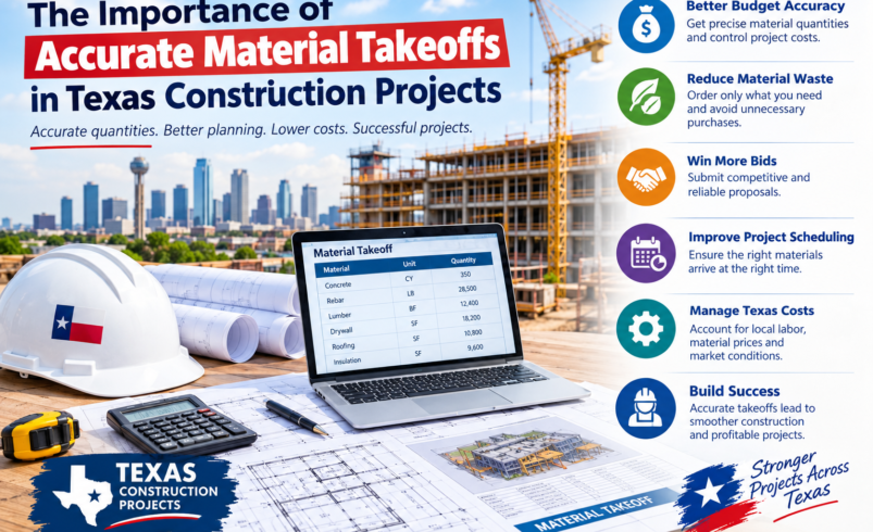 The Importance of Accurate Material Takeoffs in Texas Construction Projects